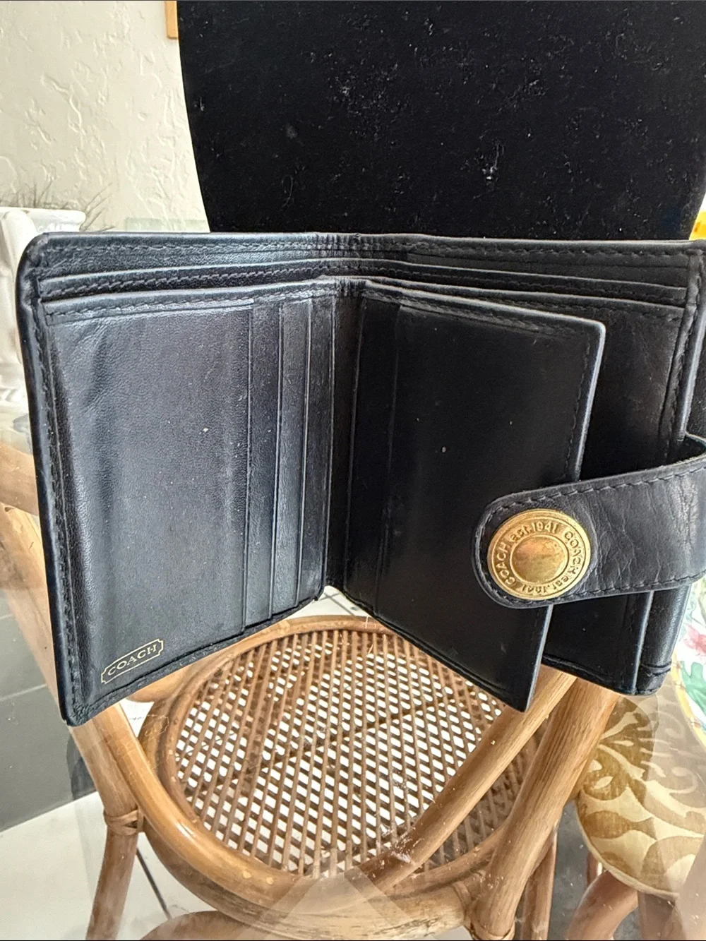 Coach compact bifold